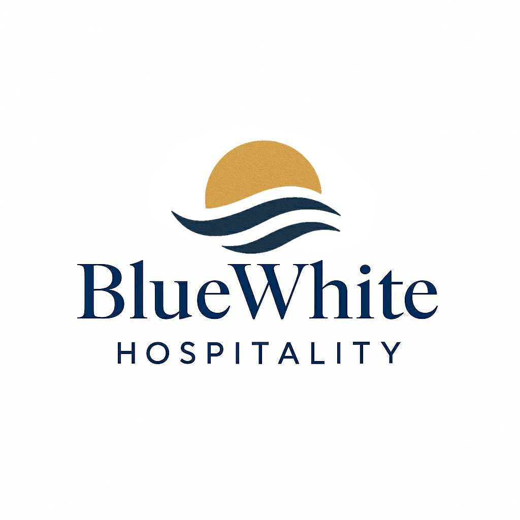 Blue & White Hospitality Logo